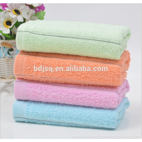 70g super cheap thin cotton stripe hand towel kitchen towel